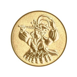 Ansicht Emblem Karneval 3D Ø50mm gold