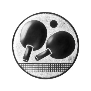 Emblem Tischtennis Ø 50 mm silber jetzt ansehen