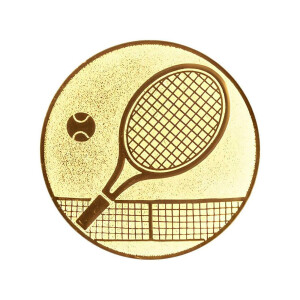 Ansicht Emblem Tennis  Ø50 gold