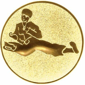 Ansicht Emblem Taekwondo Ø50 gold