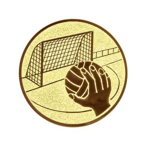 Ansicht Emblem Handballtor Ø25 gold