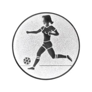 Ansicht Emblem D.-Fußball Ø50 silber