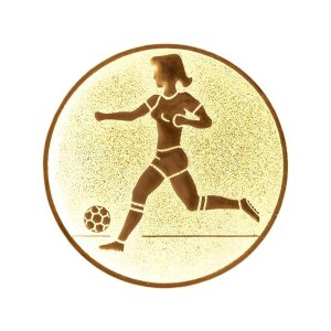 Ansicht Emblem D.-Fußball Ø50 gold