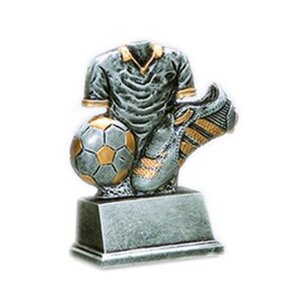Gravur Fußball Torjägerkanone Figur Pokal Pokale Resin *NEU* 12 x 20 cm inkl 