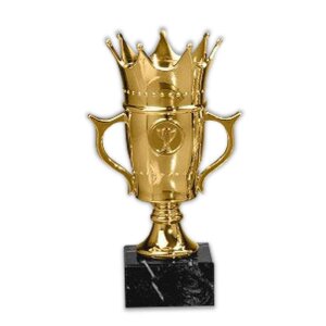 Sockelbeschriftung Pokal in Silber-Figur "Fußball" 12,5 cm bis 16 cm hoch inkl 