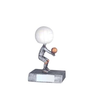 Wackelkopf Pokal Figur H&ouml;he 13,5cm Vollyball