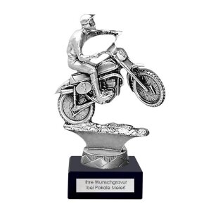 Pokal Motorrad Metallfigur gold | silber jetzt ansehen