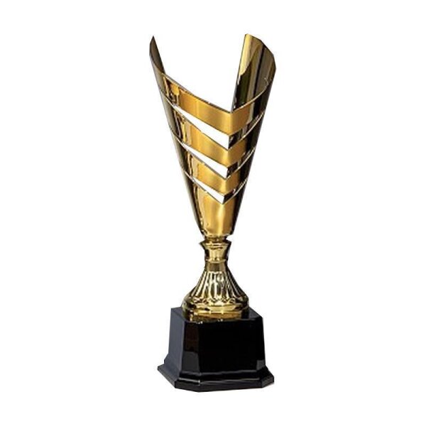 57,3 cm XXL Pokal gold-schwarz  Wanderpokal inkl Gravur und Emblem 