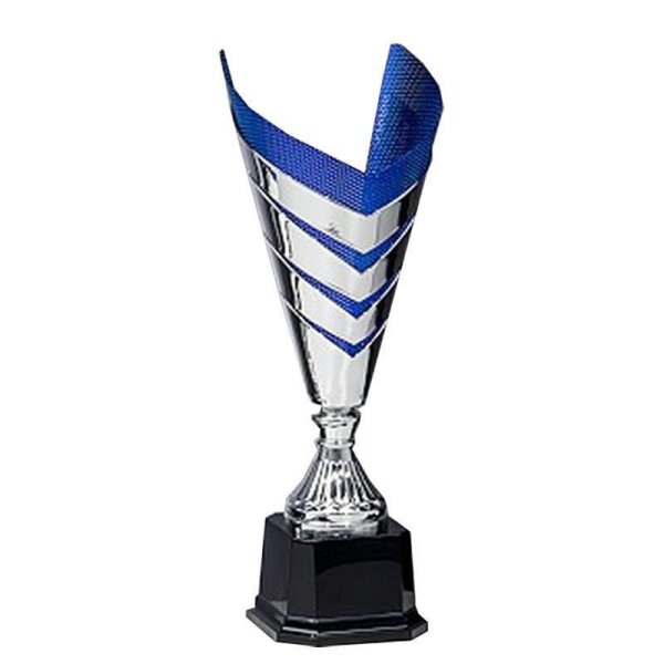 1 Noblesseglas Glaspokal 20cm Kugel Wander-Pokal Turnier Ehrung Pokal Murmel 