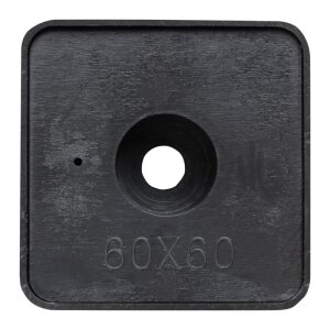 Kunstharzsockel schwarz 60x60x40 mm