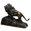 Metall-Skulptur Löwe auf Felsen  170 mm Gold jetzt ansehen