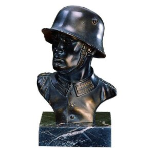 Ansicht Milit&auml;r-Figur Soldat Kopf 270 mm
