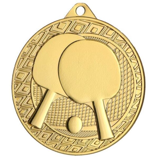 Ansicht Motiv-Medaille "Tischtennis Ø50 mm"