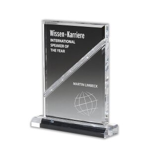 Acryl-Award "Swarovski Glimmer Carré"
