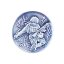 Ansicht 3D Zinn-Emblem Soldat bei Pokale Meier