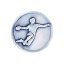 3D Zinn-Emblem Handball Im Sprung jetzt ansehen