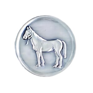 3D Zinn-Emblem Pferd jetzt ansehen