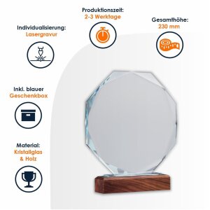 Holz-Glas-Award "Octagon"