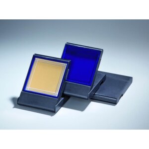 Klarsicht-Etui f&uuml;r Medaillen bis &Oslash; 70 mm blau...