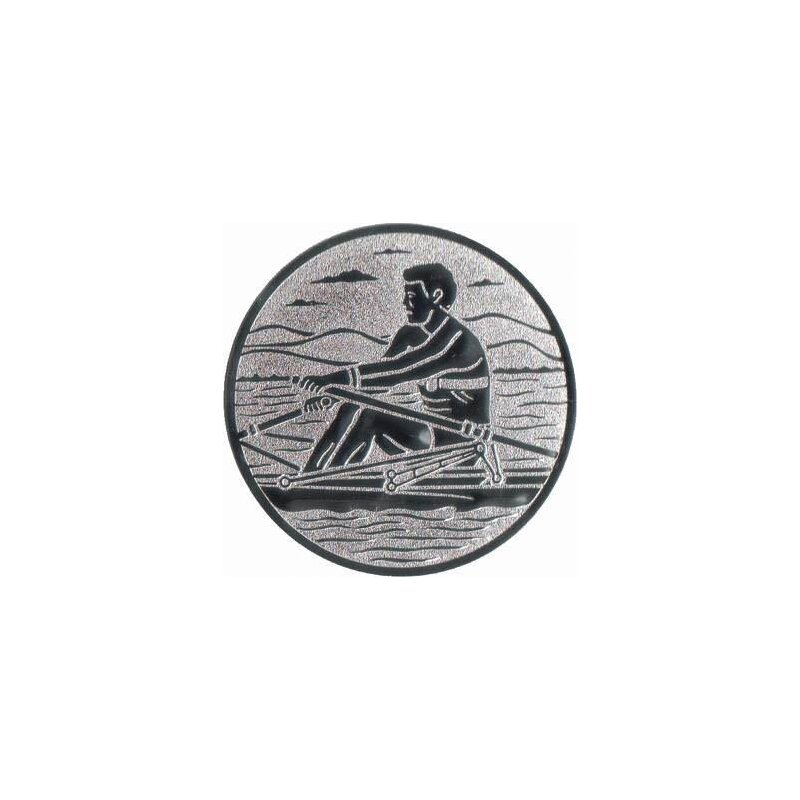 50 mm/silber Pokal Emblem Rudern 