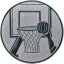 Ansicht Emblem Basketball