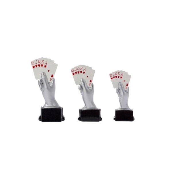 Säulenpokal POKER mit Gravur Säulenpokale TOP Preis & Design Poker Skat Pokale 