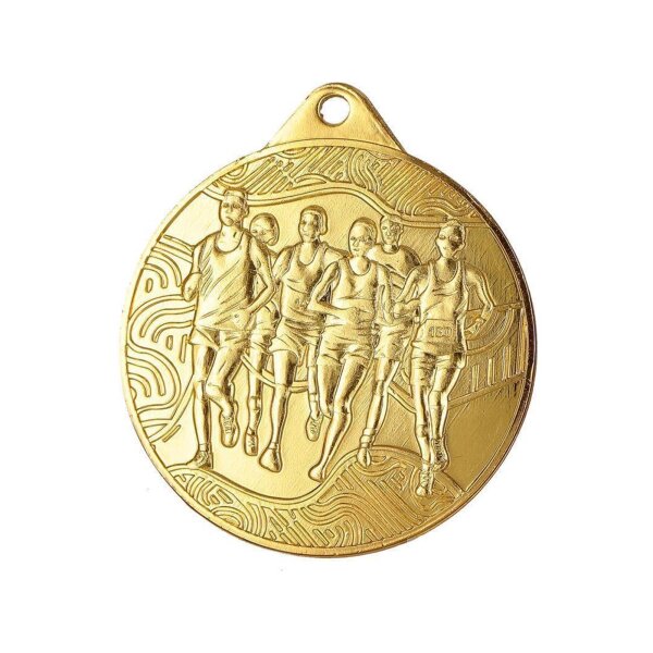 Go-Kart Medaillen in Gold,Silber,Bronze mit Motiv "Fahrer" 50 mm Durchmesser 