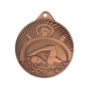 Schwimm-Medaille "Kraulen" Ø50 mm