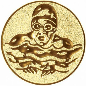 Ansicht Emblem Schwimmen Ø50 gold