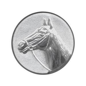 Emblem Pferd 3D Ø 50 mm silber jetzt ansehen