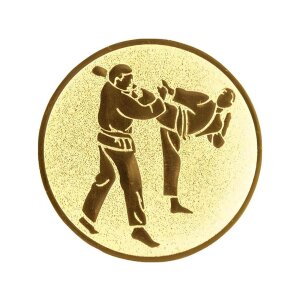 Ansicht Emblem Karate Ø50 gold