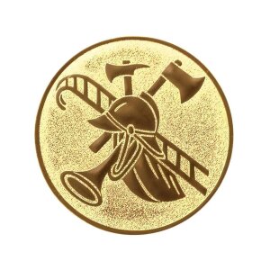 Emblem Feuerwehr Ø 50 mm gold jetzt ansehen